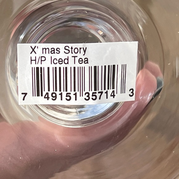 Portmerion Studio “An X-mas Story” Iced Tea Goblets Set of 4 - Picture 5 of 6